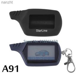 Alarm systems A91 Dialogue LCD remote control FOB keychain for two-way car alarm StarLine A91 Burglar alarm WX