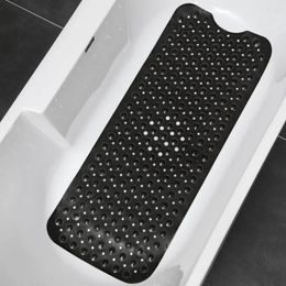 Bath Mats Rectangle 40 100cm PVC Mat Soft Bathroom Massage Suction Cup Non-slip Bathtub Carpet