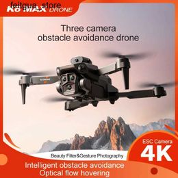 Drones Drone 4K Camera Professional Four Helicopter 4-way Obstacle Avoidance Optical Flow Positioning Aircraft Helicopter Toy FPV Drone S24513