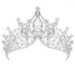 Hair Clips Exquisite Dazzling Baroque Wedding Headband Crystal Bridal Crowns Tiaras Jewellery Accessories Women Rhinestone Headwear