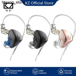 Headphones Earphones KZ ZEX 1 Electrostatic 1 Dynamic In Ear Monitor Earplugs Detachable Cable Headphones Noice Cancelling Sport Game Headset S24514 S24514