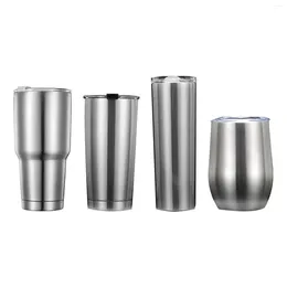 Mugs Insulated Coffee Cup 304 Stainless Steel Multipurpose Reusable Unbreakable Thermal Mug For Car Juice Drinks Gift