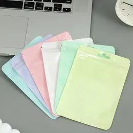 Storage Bags 10Pcs Mylar Colorful Smell Proof Holographic Packaging Pouch Bag Resealable Portable Jewelry Display