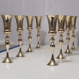 Flower Tall Vases Vase Decoration Floor Metal Pillars Plinth For Wedding Stage Party Events Backdrop Decor Bridal Couple Shower Ideas s