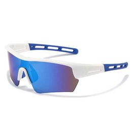 Outdoor Eyewear Hot selling fashion UV protective sunglasses UV400 sports bicycle glasses unisex outdoor sunglassesQ240514