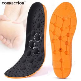 CORRECTION Orthopedic Insoles For Shoes Women Men Flat Feet Arch Support foot acupressure Plantar Fasciitis Massage Sports Pads 240514