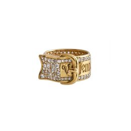 Designer High version Westwoods exudes a sense of luxury with full diamonds belt buckles letters and couple rings Nail