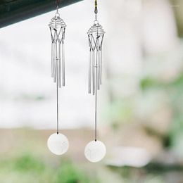 Decorative Figurines Outdoor Spring Bearing Rotating Metal Tube Wind Chime Pendant Room Balcony Creative Home Background Wall DIY Hanging