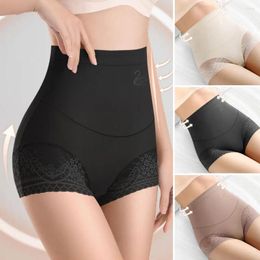 Women's Panties High-waisted Elegant Lace Floral High Waist Tummy Control Underwear For Women Postpartum Recovery Support
