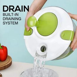 Vegetable Dehydrator Household Salad Dryer Manual Kitchen Washing Vegetable Basket Washing Fruit Washing Drainage tool 240514