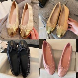 high quality designer shoes Woman Ballet Flats Shoes Fashion Shallow Slip On Women Soft Sole Ballet Shoes Ladies Casual Outdoor Ballerina Shoe loafers trainers