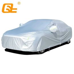 Car Covers Waterproof UV-Proof Windproof Design Car Cover With Zipper Storage and for All Weather Indoor Outdoor Fit Sedan SUV Hatchback T240509