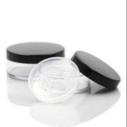 24 x 30g 50g Empty Powder Containers With Sifter For Cosmetic Powder, Sifter Plastic Jar Loose Powder Tin Box Pot Wholesale Mjbwv Abfci