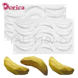 Baking Moulds Banana Design Silicone Mould Diy Craft Soap Mousse Cake Ice Mold Decorating Tools Accessories