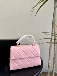 Luxury shoulder bag pink green shopping bag luxury Womens designer purses ch chain travel handbags totes Genuine Leather Crossbody bags Wallet