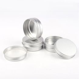 60ml Empty Aluminium Cosmetic Containers Boxes Pot Lip Balm Aluminum Jar Tin For Creams Ointment Hand Cream Packaging Vkkqw Egope