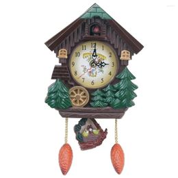 Wall Clocks Wall-mounted Alarm Clock Cuckoo Pendulum For Home Art Decor Kid's Room Decoration