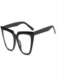 2020 new personality cat eye glasses frame fashion antiblue light flat mirror9129246