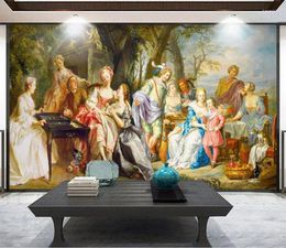 Wallpapers Custom Po Wallpaper 3D Stereoscopic European Classica Mural Living Room Bedroom Sofa Backdrop Wall Papers Home Deco