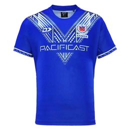 Rugby Jerseys 2024NRL Fiji Sevens Home and Away Samoa Renst Toulouse Short sleeved Top Rugby Clothes