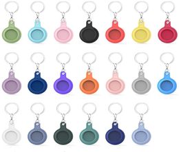 Silicone Protective case For Apple tracking device Party Tracker Locator Anti-lost Bag With Keychain handbag Fashion Bags Pet Dog Collar Accessories WY15145435518