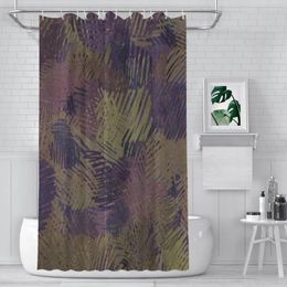 Shower Curtains Abstract Painting Bathroom Waterproof Partition Curtain Designed Home Decor Accessories