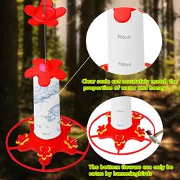 Other Bird Supplies Garden Hummingbird Drinker Hanging Feeder Anti-ants Leakproof Easy To Clean Outdoor Decoration