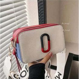 2024 New Designer Bag Multicolor Camera Bag Designer Handbags Women Wide Shoulder Straps Shoulders Bags Wallet Brand Cross Body Flap 10