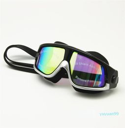 luxury Water Sports Rx Prescription Swimming Glasses Myopia Optical Swim Goggles Corrective Snorkel Mask 0 to 800 Ear Plugs1428705