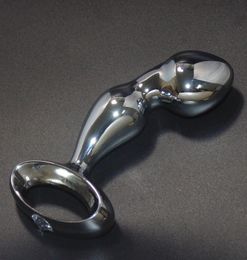 Stainless Steel Anal Plug Metal Prostate Massage Wand Sex Toys Y181101062556399