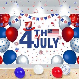 Party Decoration Patriotic Garage Door Banner Independence Day Flag Decor For 4th