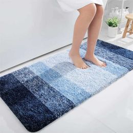Carpet Olanly Shower Rug non slip bathroom mat super absorbent luxury carpet soft ultra-fine Fibre foot bedroom and home stone H240514