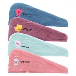 Towel Coral Velvet Dry Hair Cap Superfine Fiber Baotou Thickened Shampoo Water Absorption Quick Drying Bath