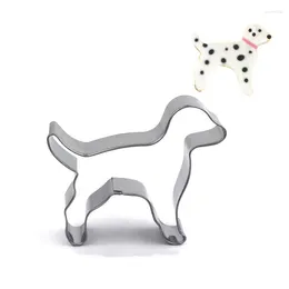 Baking Moulds 3d Dog Cookie Cutter Stainless Steel Biscuit Knife Fruit Cut Kitchen Tools Embossing Printing