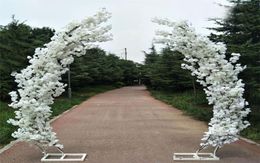 Artificial Cherry Blossom Fake Flower Garland White Pink Red Purple Available 1 mpcs for Wedding DIY Decoration2769422