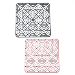 Kitchen Storage Silicone Drying Mat Utensils Drainer Rack Scratchproof Sink For Tabletop Cafe Dining Room Restaurant Pantry