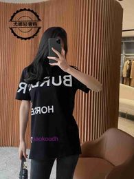 AAA Brbury Fashion Outfits T Shrits Mens Womens Summer New High Tees 24 Side Letter Round Neck ShorT T-shirt