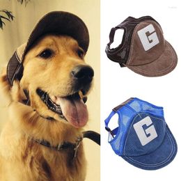 Dog Apparel Fashion Baseball Cap Sun Hat Outdoor Sports Protection Visor Adjustable Pet Travel Caps Small Medium Large Dogs