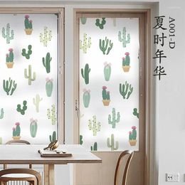 Window Stickers Customised Glass Sticker Frosted Film Light Transmission Opaque Shading Bathroom Anti-peep Block 30-90CM