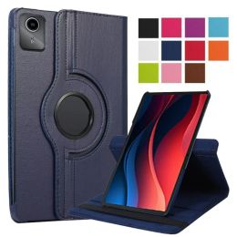 For Lenovo Xiaoxin Pad 2024 Case 11 inch 360 Degree Rotating Folio PU Leather Stand Cover For Lenovo Tab M11 11" TB330FU TB331FC