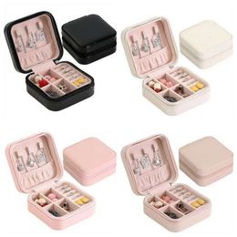 Display Box Travel Organizer PU Leather Storage Necklace Earrings Rings Jewelry Holder Gift Case Boxes Dd0209 es