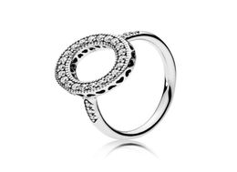 Authentic 925 Sterling silver RING Women Wedding Jewelry for Sparkling Halo Ring with Original Box sets High quality8992301