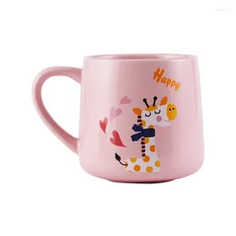 Mugs Cute Mug Children's Large Capacity Big Belly Cup Good-looking Cartoon Ceramic Household Water Glass