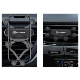 Car Stickers Car Interior Air Vent Clip Mount No Magnetic Mobile Phone Holder for VW Volkswagen Golf Polo Passat Touran Jetta Accessories T240513
