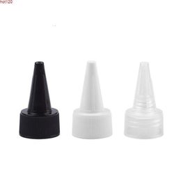 100pcs R20&R24 pointed mouth cap white/black/clear Jam bottle capsgood qty Sdcmp Fmlnn