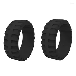 Party Favour 2Piece For Women Silicone Cool Rings Environmental Tyre Sports Ring 9.0Mm 12