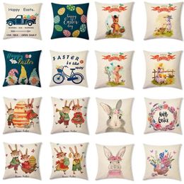 Pillow Easter Embrace Pillowcase Casual Combination Bedroom Home Sofa Car Decoration Cover 45x45cm Without Insert