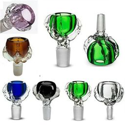Dragon Claw Design Glass Bowls for Bong Accessories Hookahs 14mm 18mm Smoking Water Pipes Dab Rig