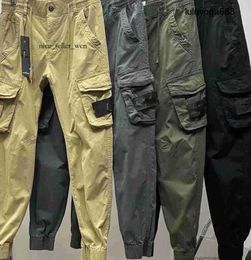 stone cargo island cargo compass cargo 24ss Mens Stones Patches Island Vintage Cargo Pants Designer Big Pocket Overalls Trousers Track fashion brand Leggings 140