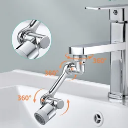 Kitchen Faucets 1080° Extender Single/Double Faucet Bathroom Sink Swivel Brass Speed